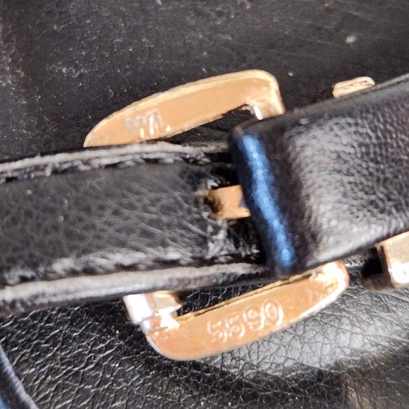 Black Leather Slingback Mules - Picture 14 of 16